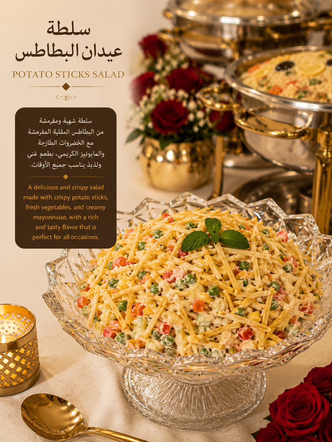 سلطة عيدان البطاطس